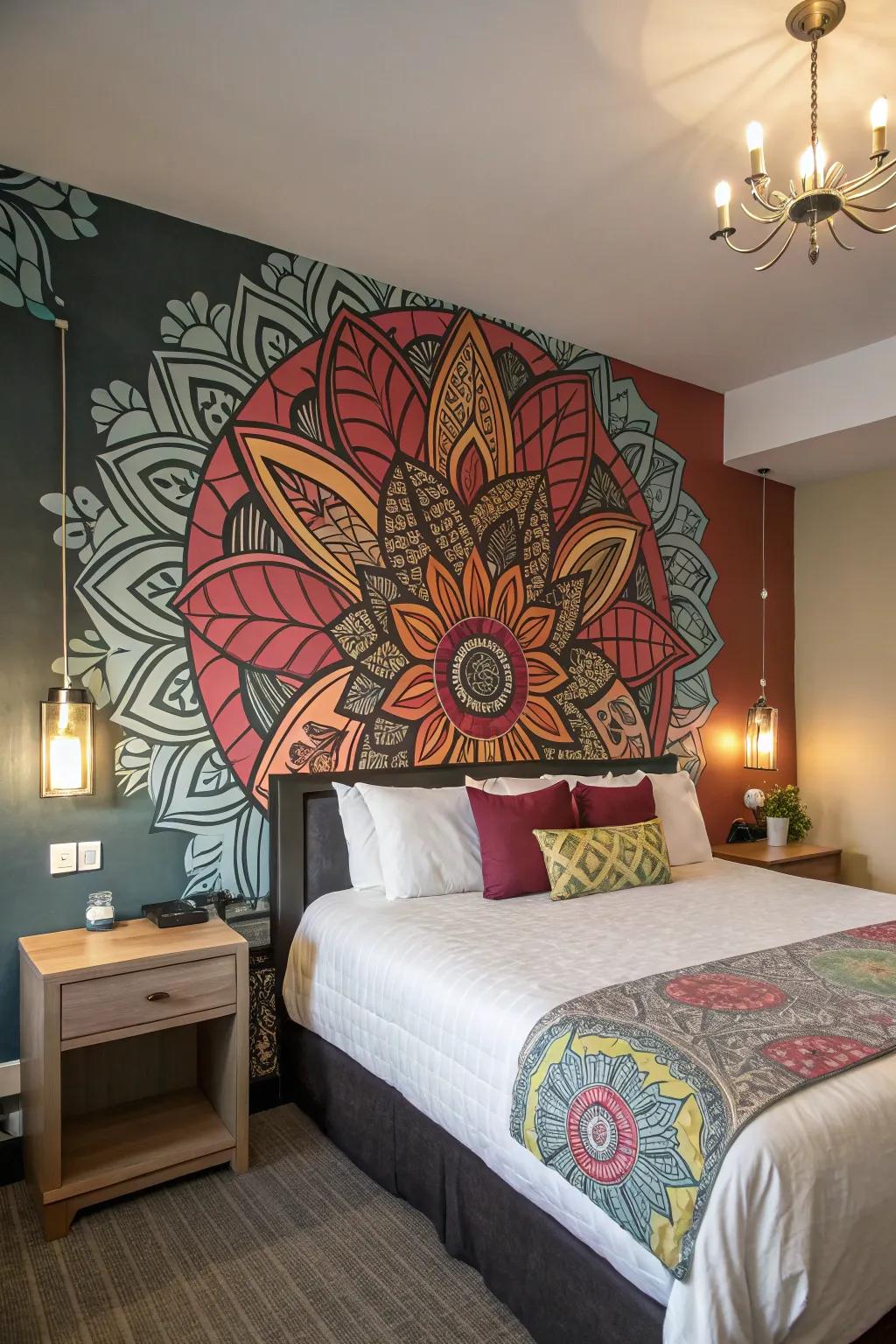 A striking wall art transforms your space into art.