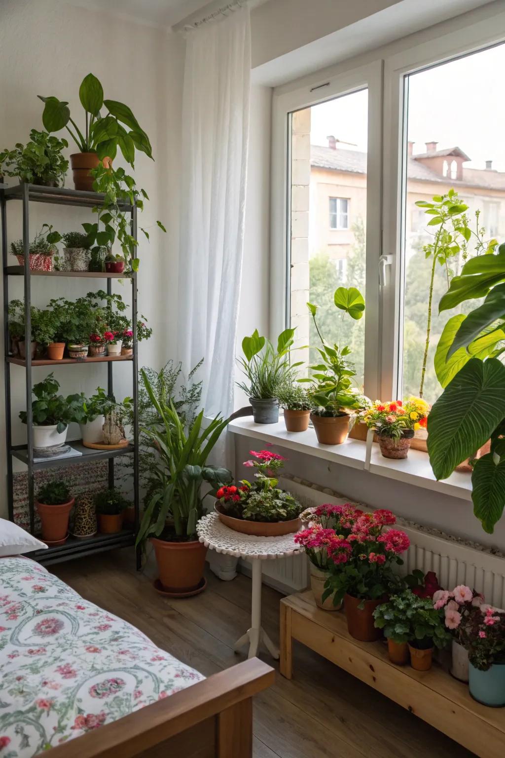 Plants bring life and a touch of nature indoors