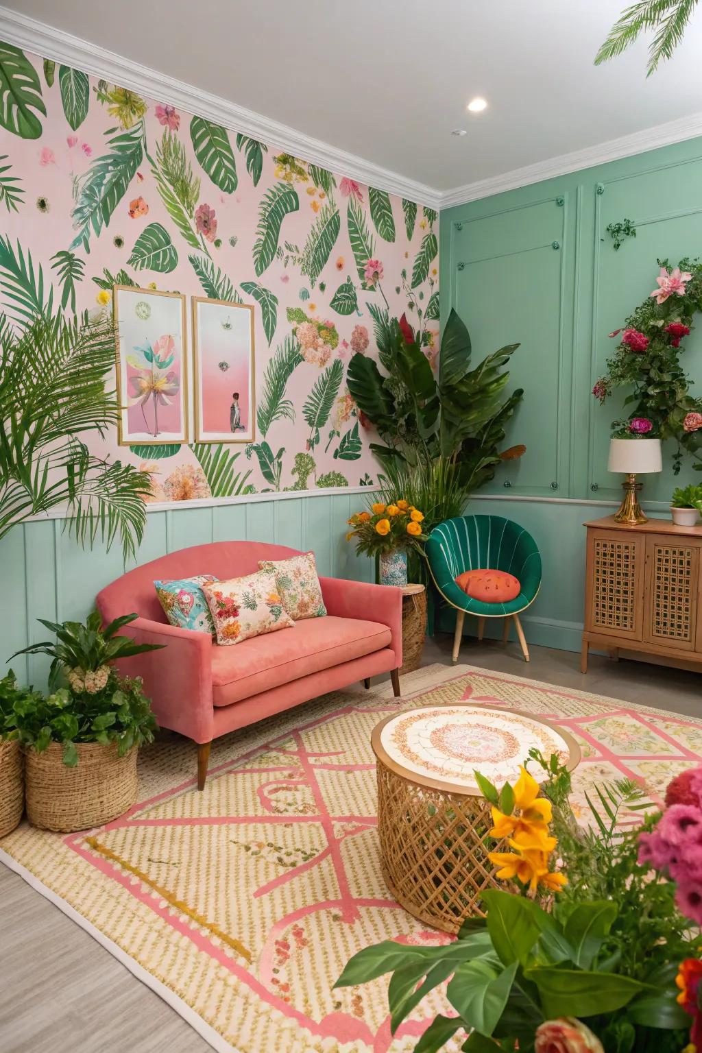A tropical departure carries heaven to your home.