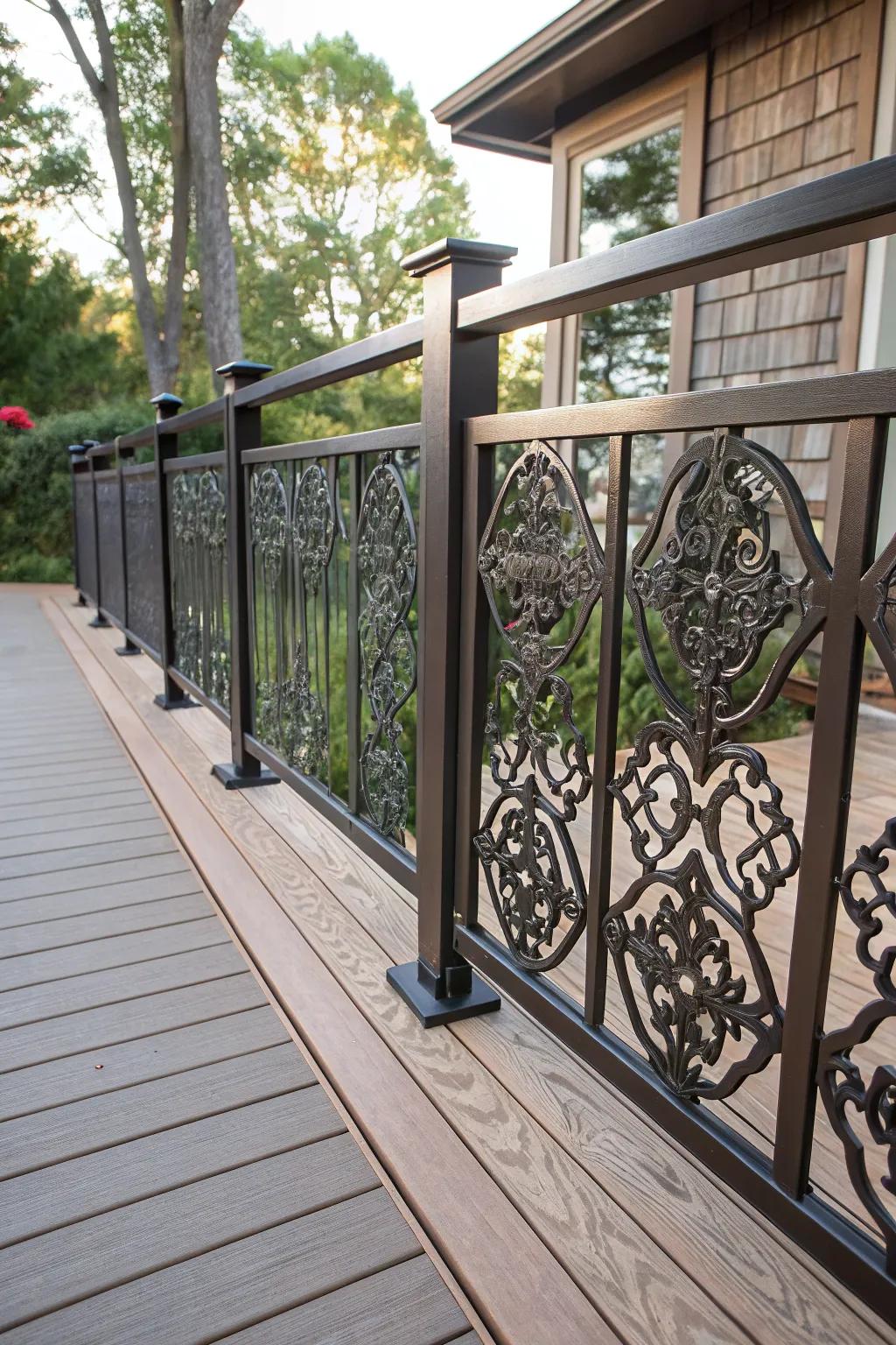 Custom aluminum borders with bespoke details for a personal touch.