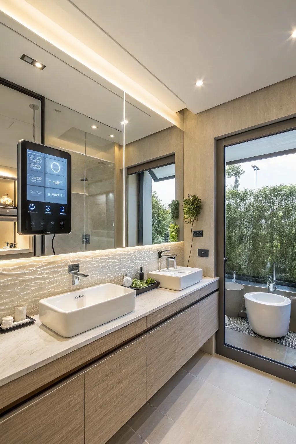 Adding technology can change your restroom into a modern haven.