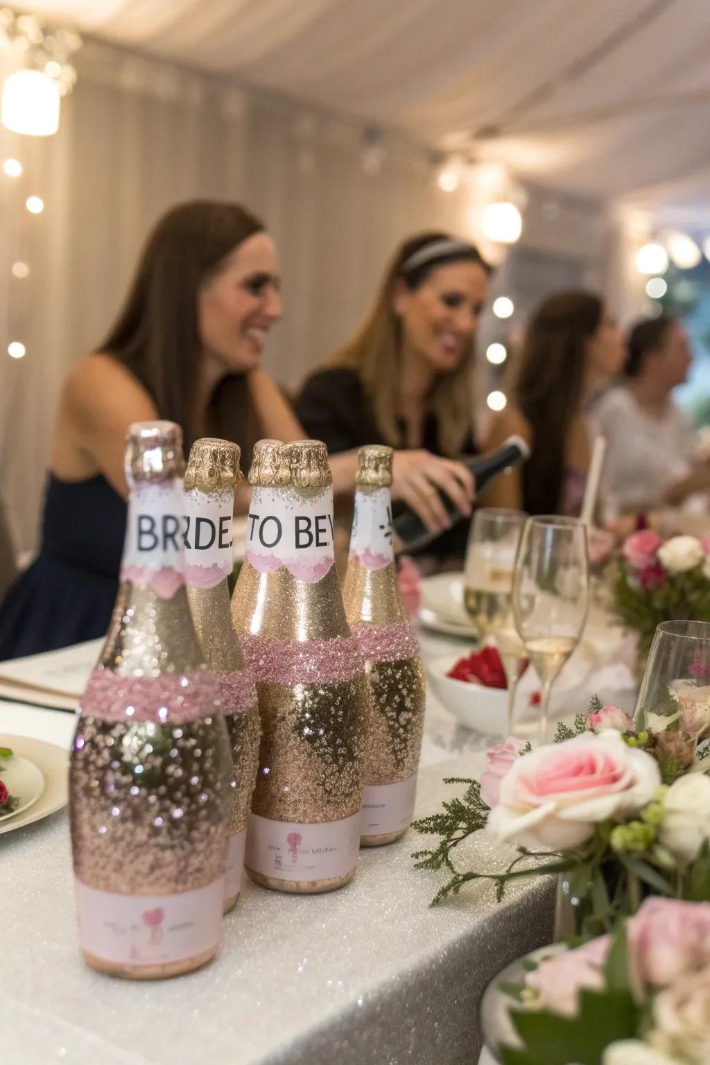 Customized drinks add a special element.