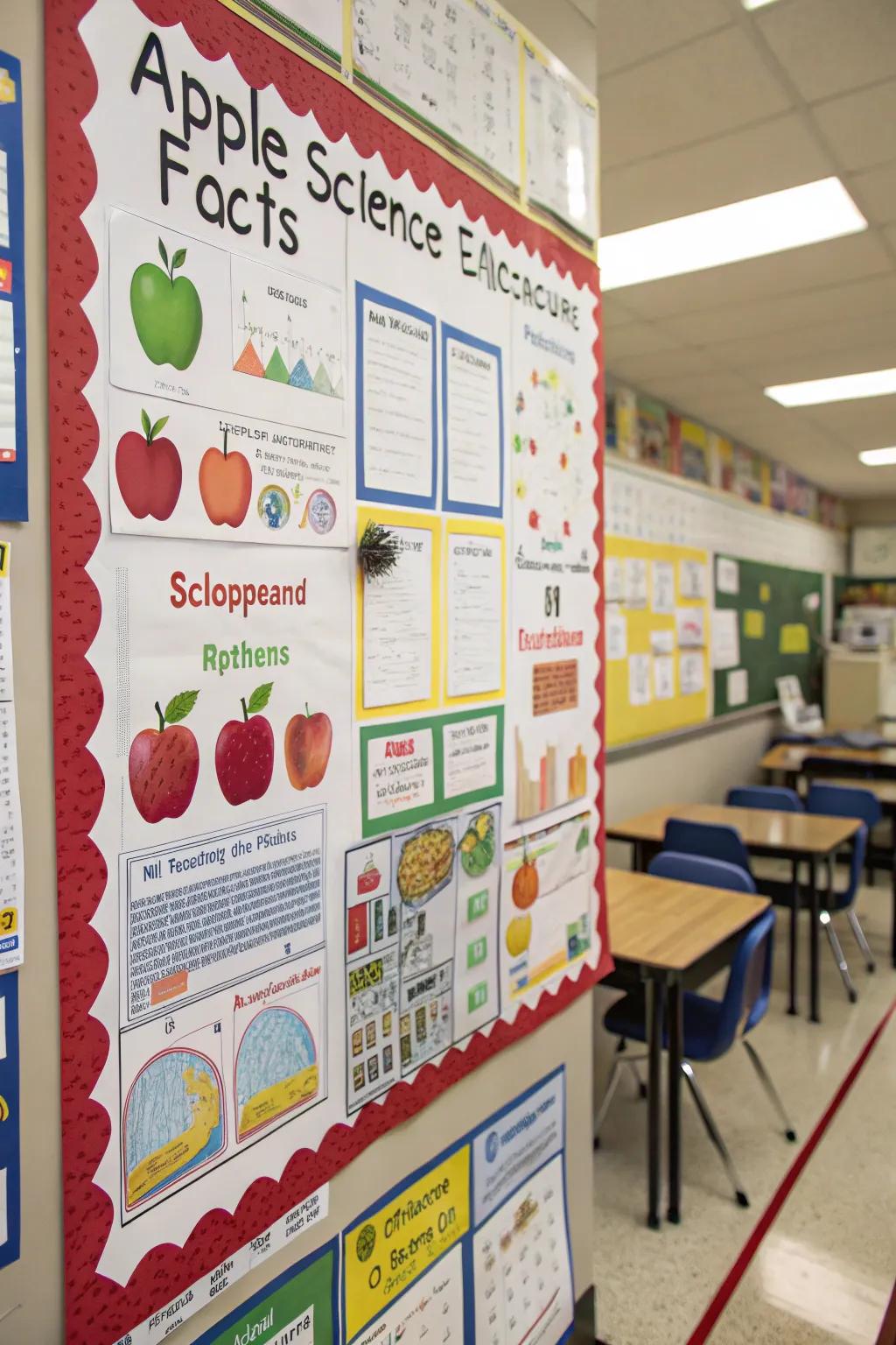 Encourage learning about fruits with facts and figures.