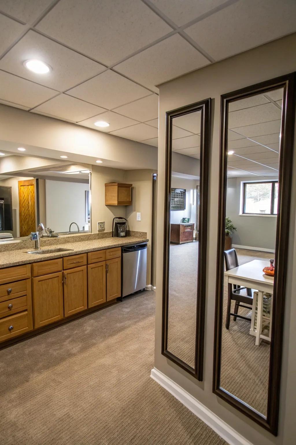 Reflectors have the ability to enhance illumination and create the illusion of a bigger area.