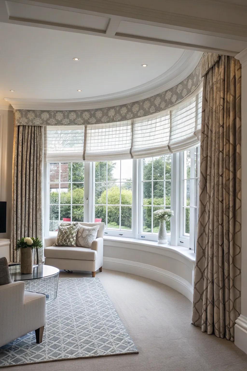 Ring tops give a modern look that's easy to change.