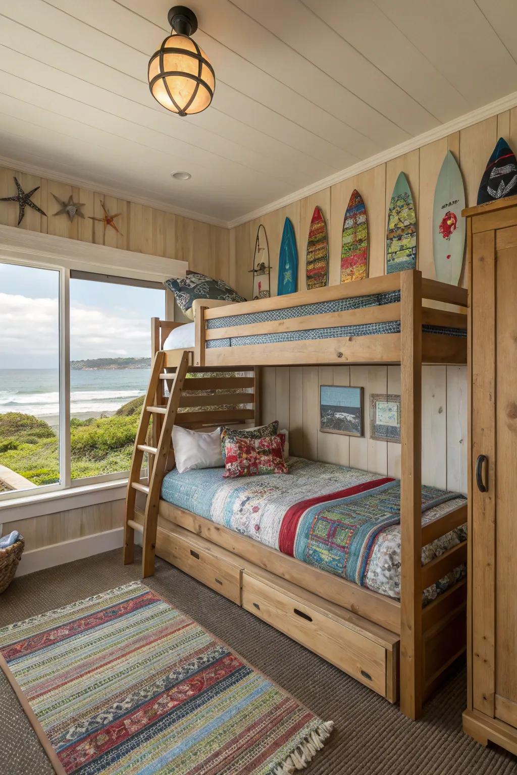 Easily accommodate guests with a slide-out bed.