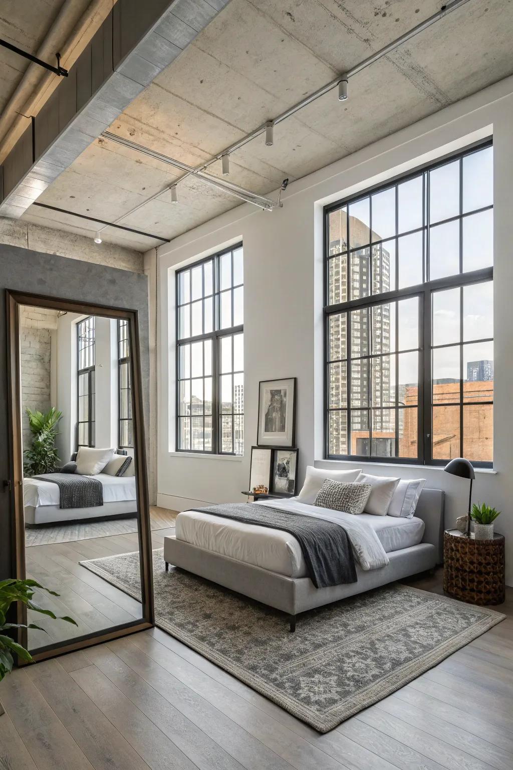 Reflectors enhance the light and space in your loft.