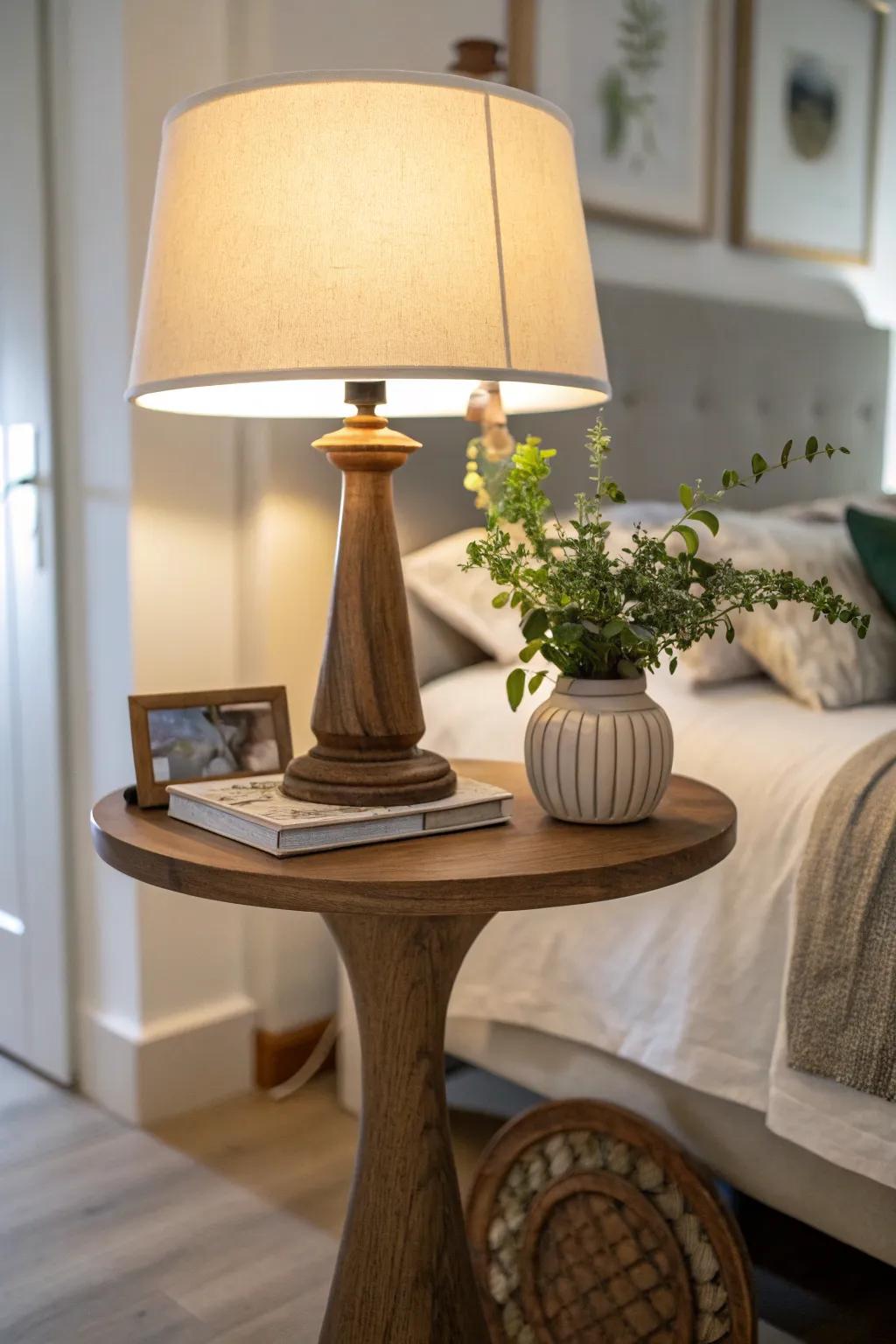 Pedestals radiate sophistication and practicality.