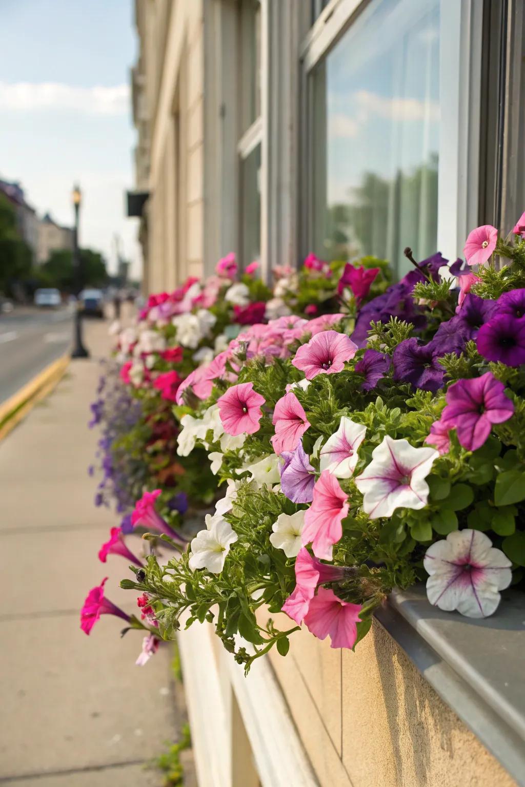 Petunias present an adaptable and colorful addition to any garden.