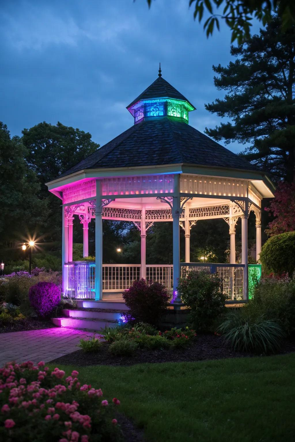 Hue-shifting lights present adaptability appropriate for any disposition or affair.