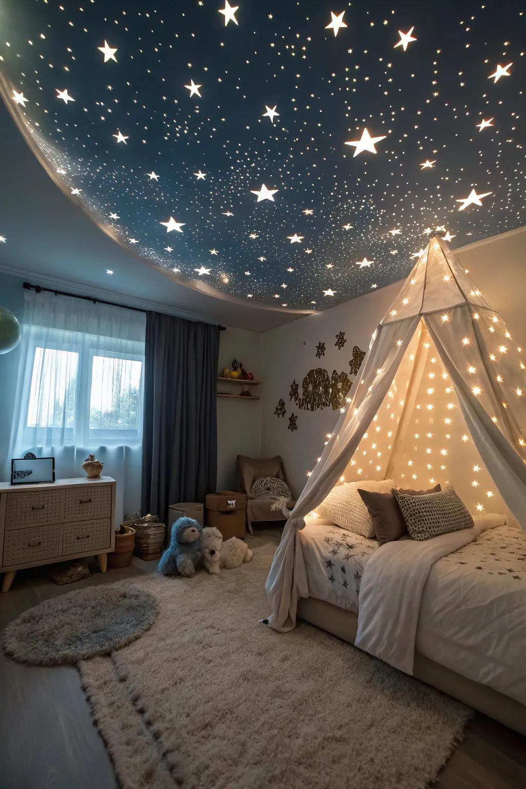 A heavenly vault inspires dreams and wonder.