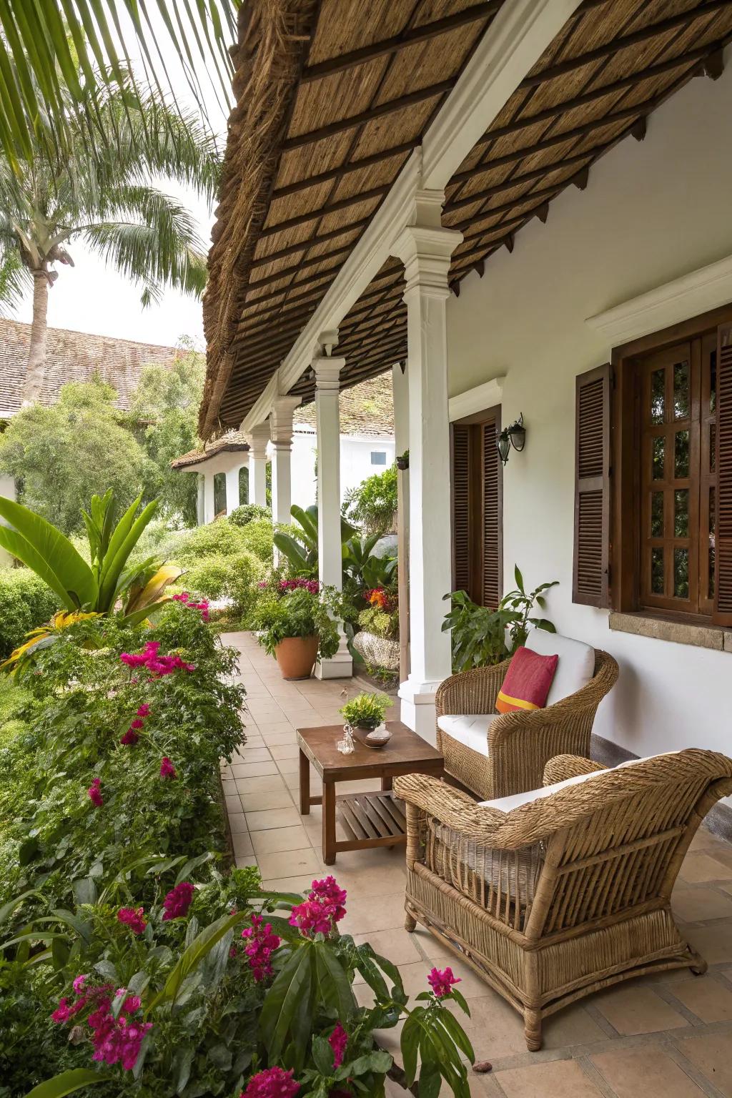 A relaxing deck invites relaxation and outdoor enjoyment.