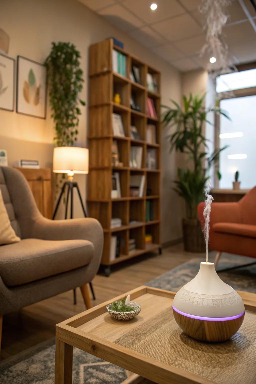 Subtle scents promote relaxation and well-being.