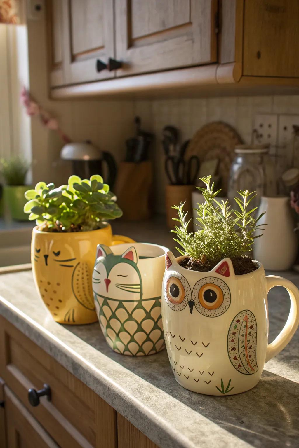 Infuse joy into your space using ceramics featuring animals.