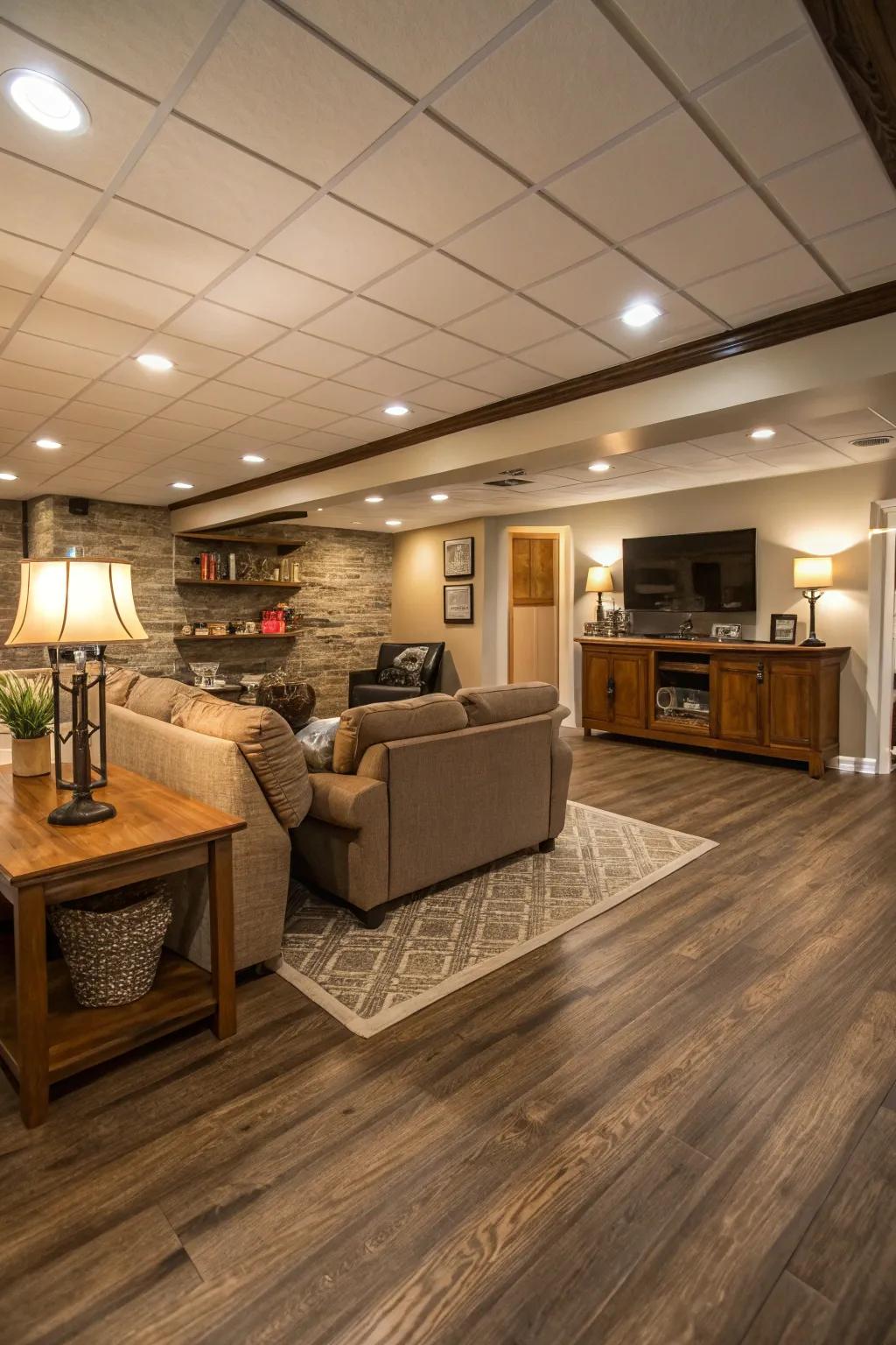 Engineered wood brings beauty and resilience to any space.