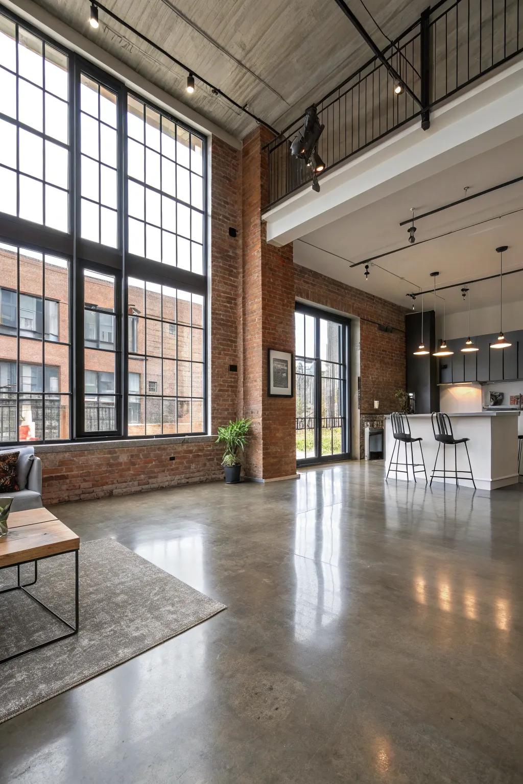 Refined earth offers an industrial chic aesthetic.