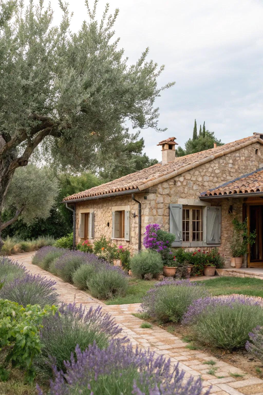 Terracotta panel siding provides a timeless Mediterranean feel.