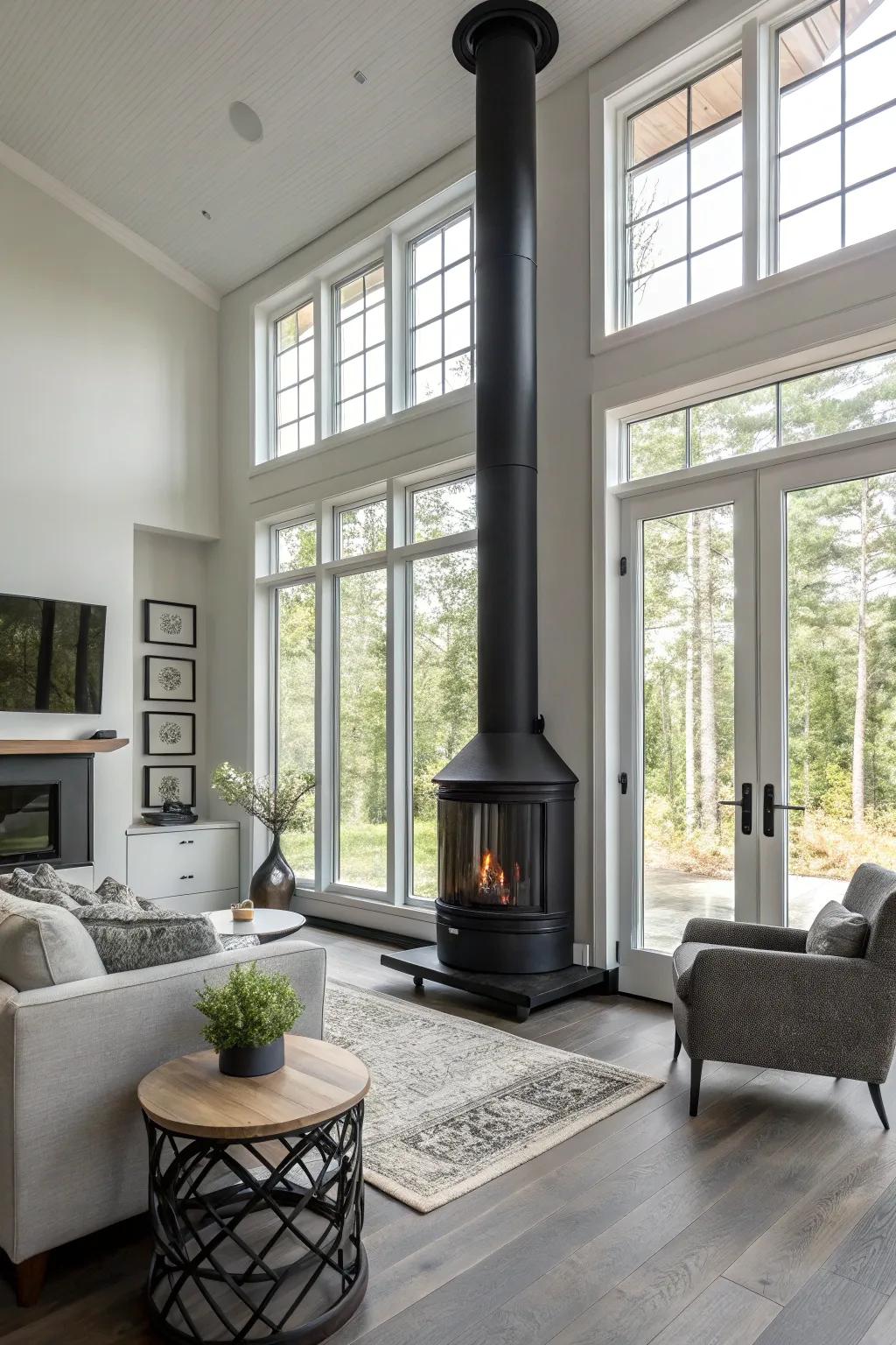 Graphite introduces refinement and drama, crafting a striking contrast.