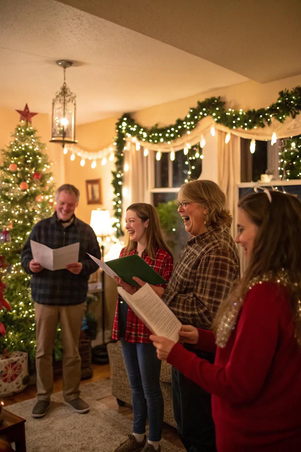 Share voices for a heartwarming sing-along.
