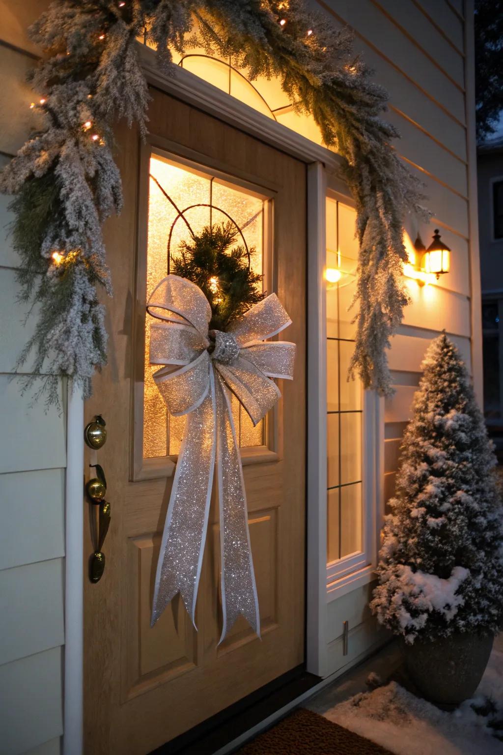 Capture winter’s magic with frosted accents on your bow.