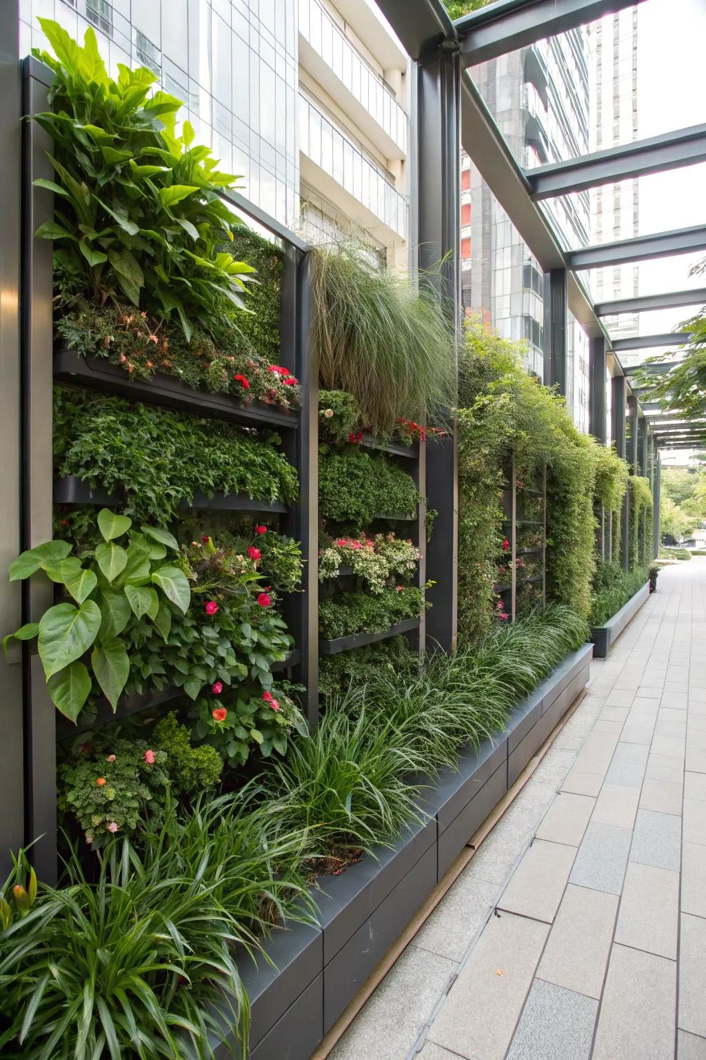 Verdant walls bring nature to your fence design.