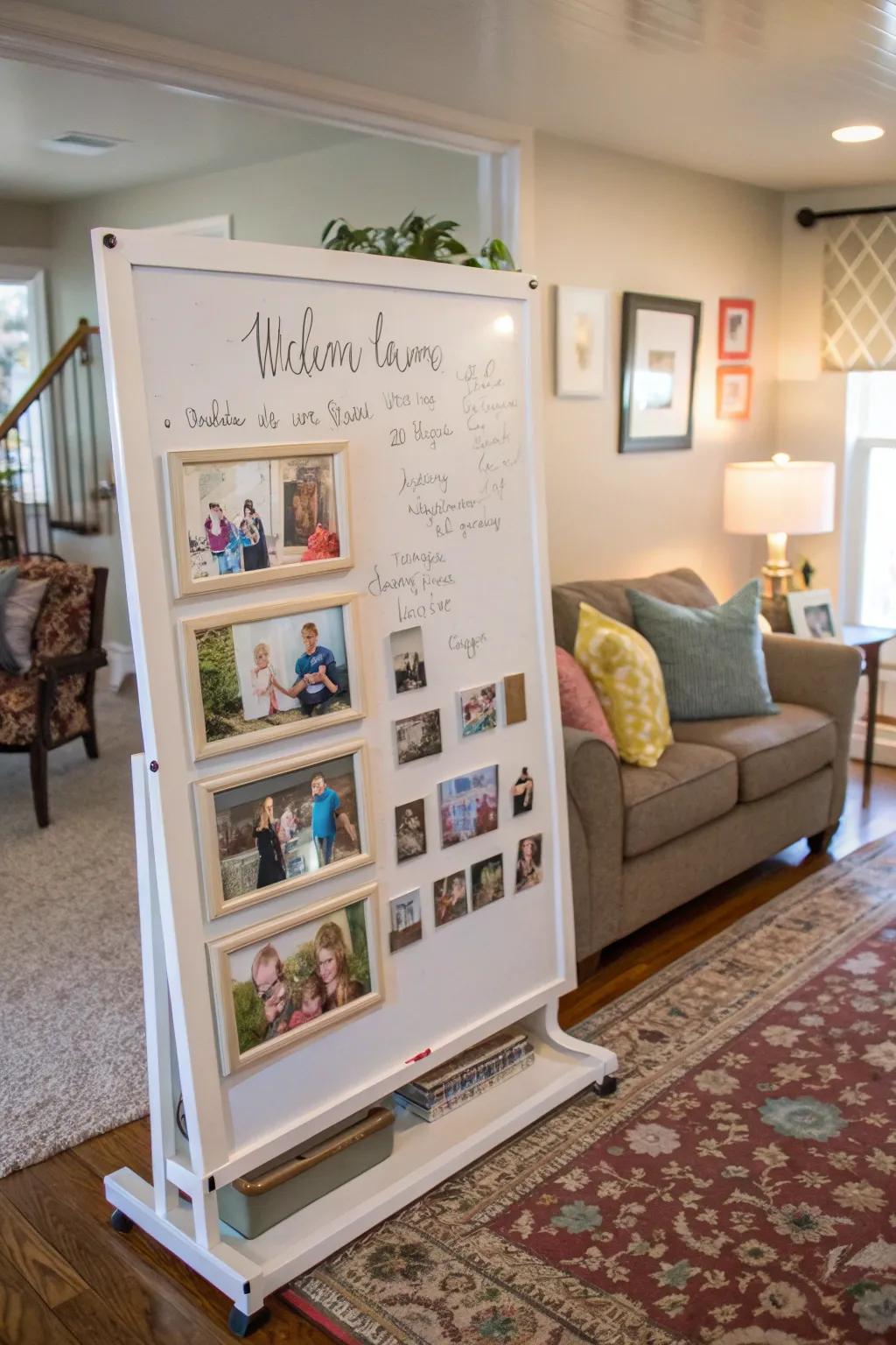 Infuse warmth through a personal picture montage.