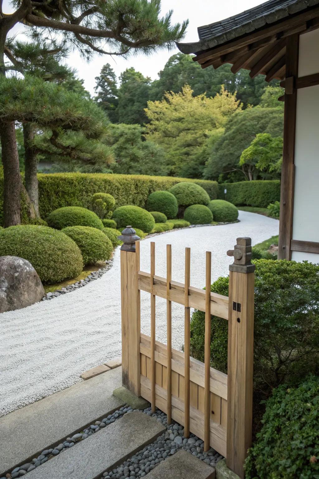 Zen-inspired fences deliver serenity and simplicity.