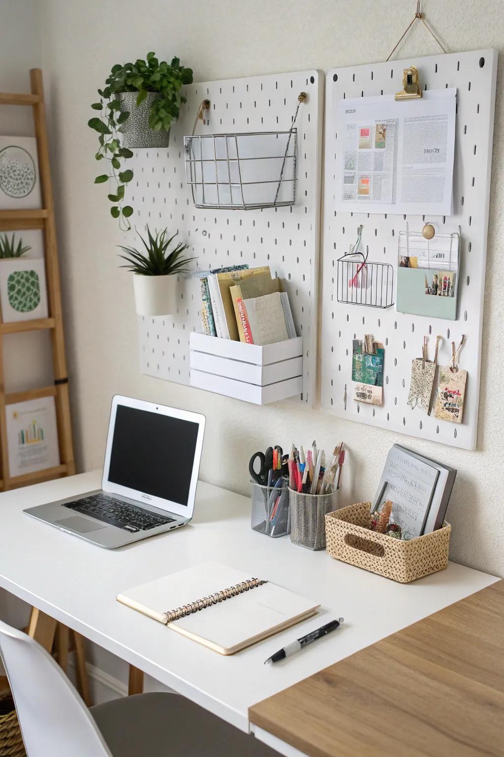 Wall-mounted solutions designed to free up surface area.