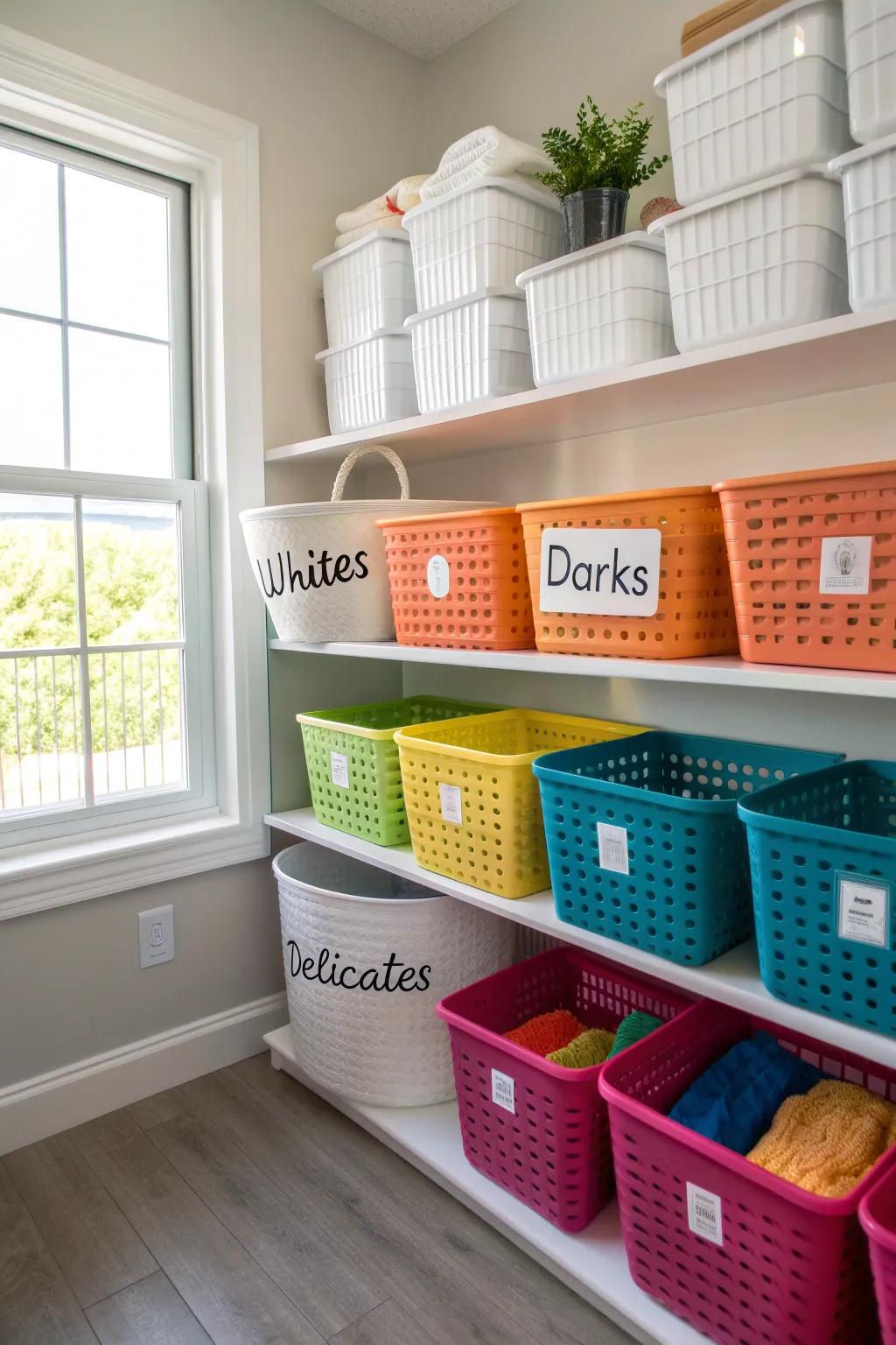 Add character to your laundry area with fun and functional labels.