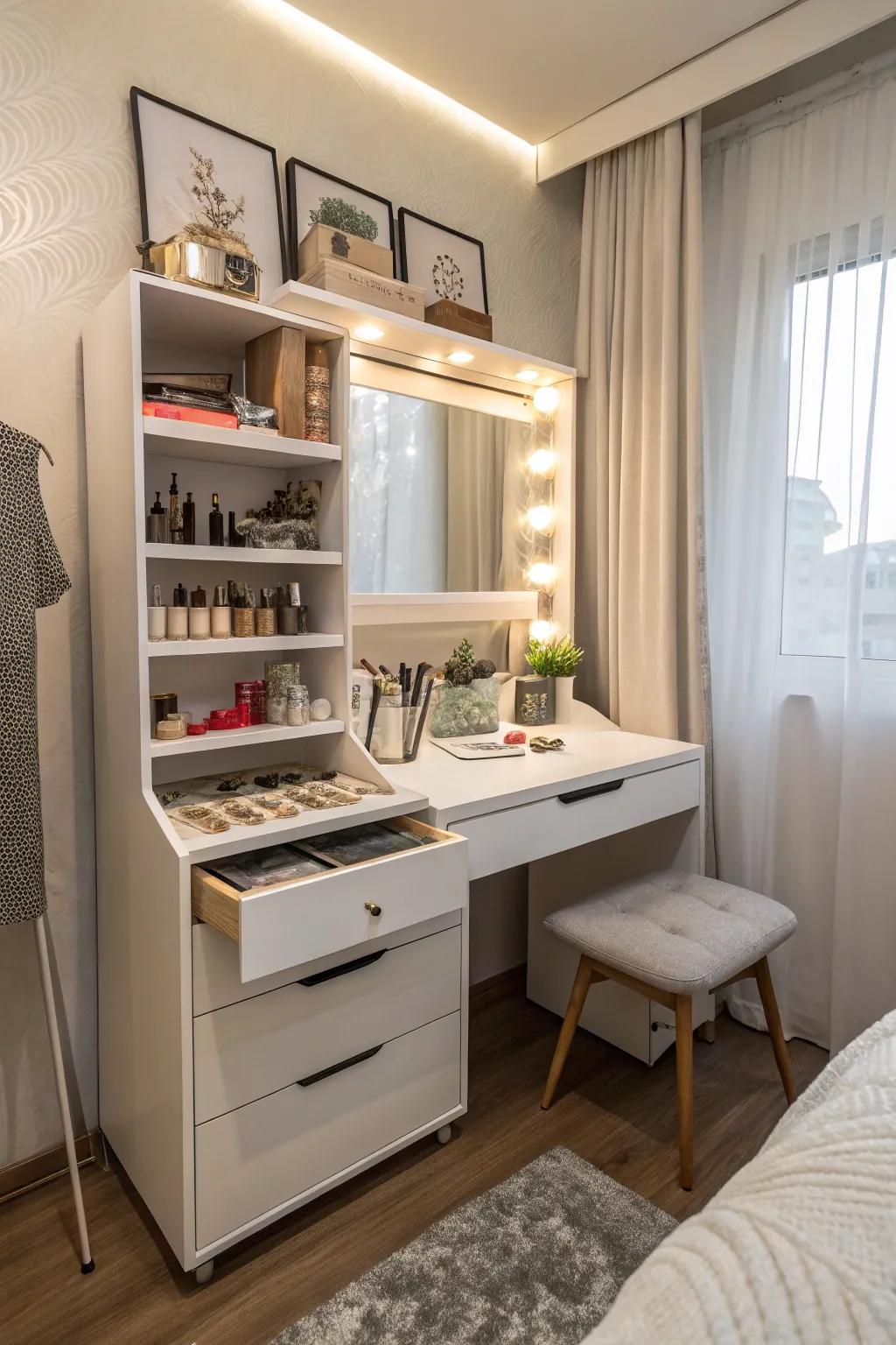 Maximize small spaces with a compact and clever design.