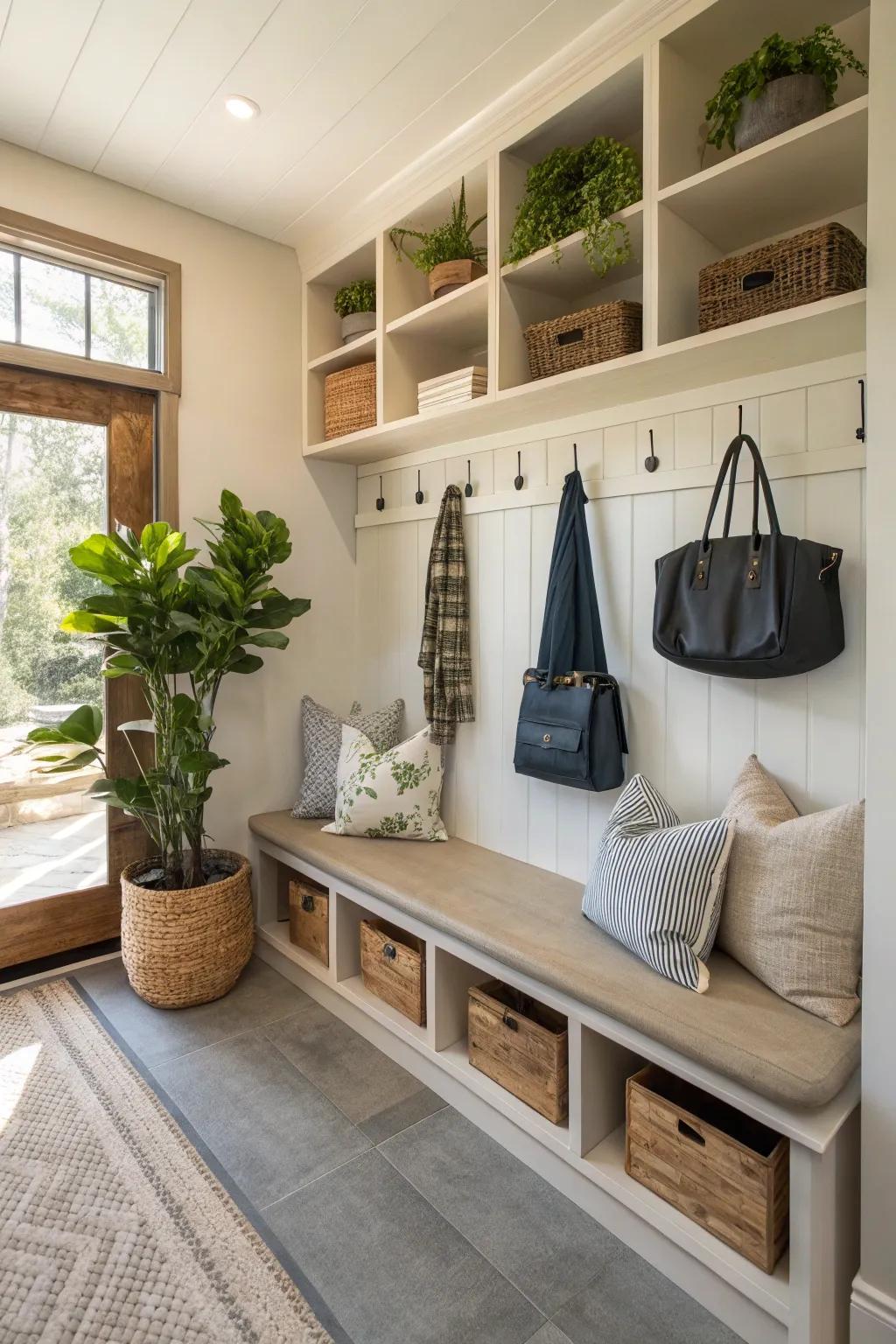 Combine functions for a versatile landing spot.