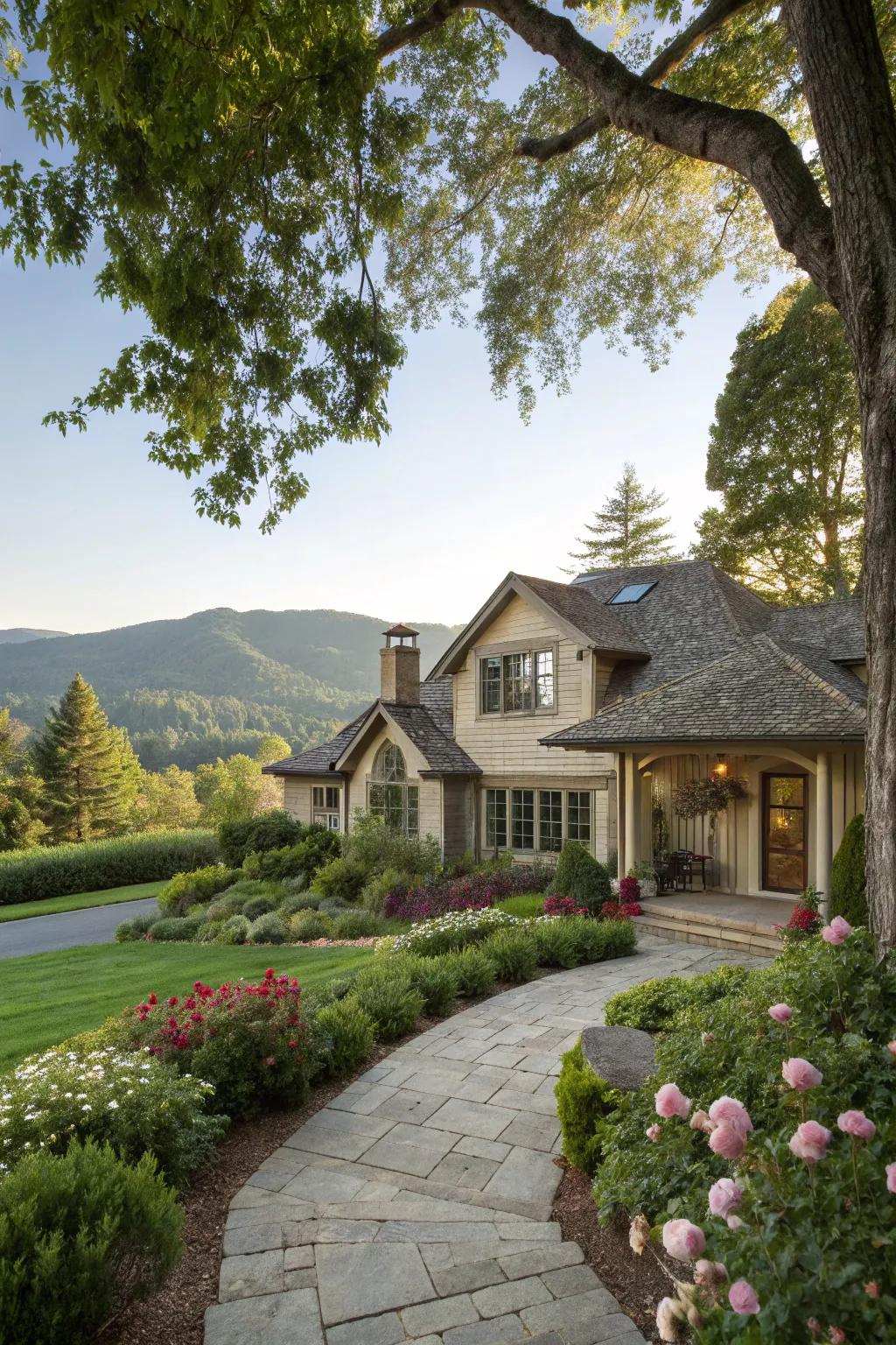 A home in perfect harmony with its natural setting.