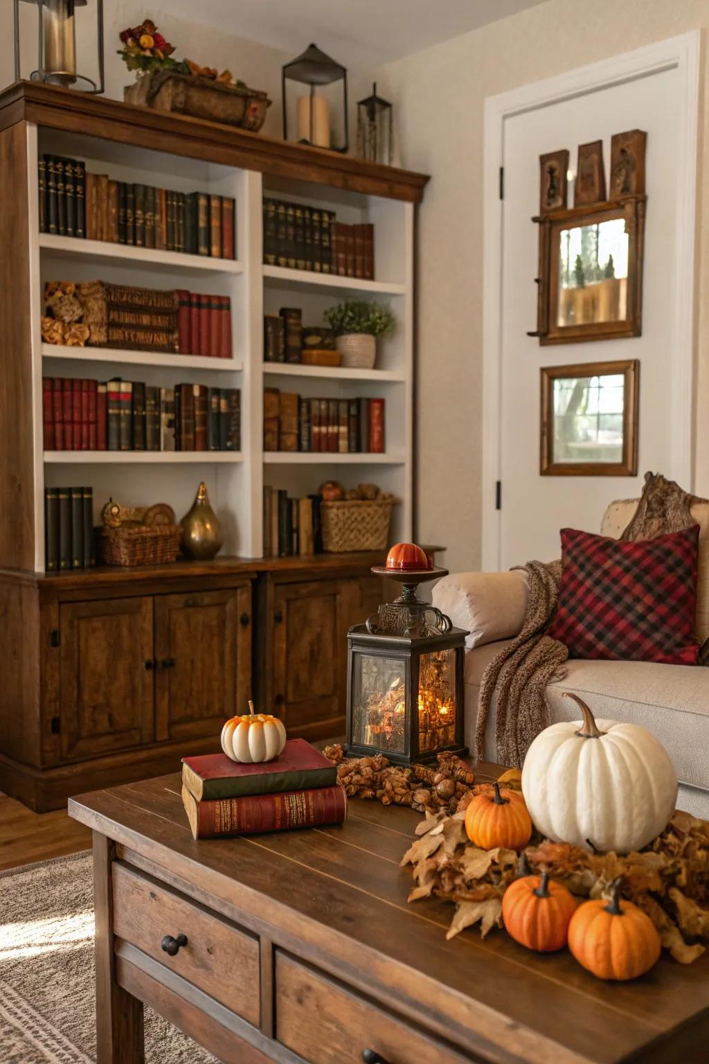 Heritage components adding nostalgic allure to fall displays.