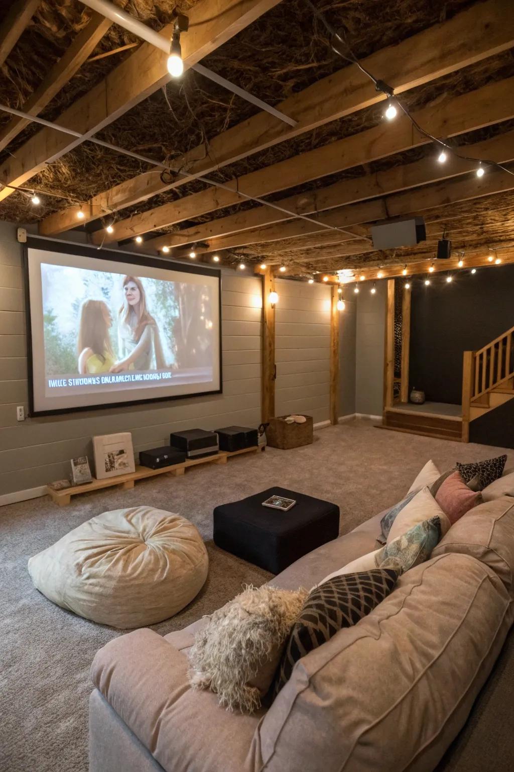 Enjoy cinematic experiences in your own home theater.