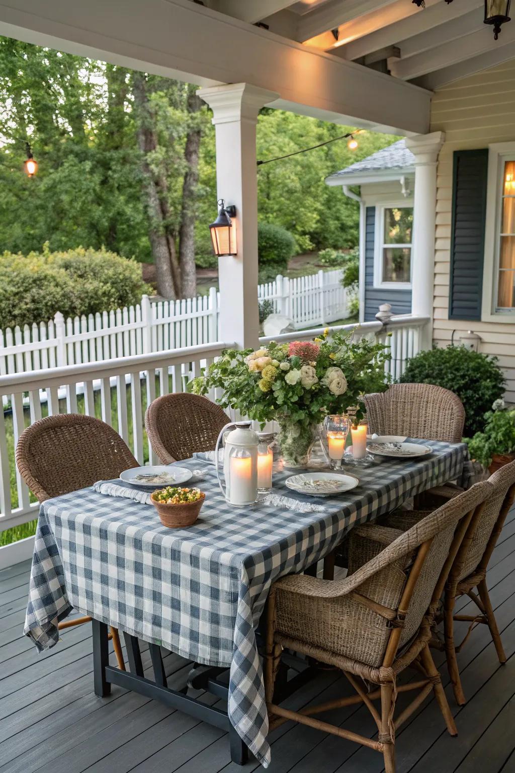 An expandable dining table is best for hosting gatherings.