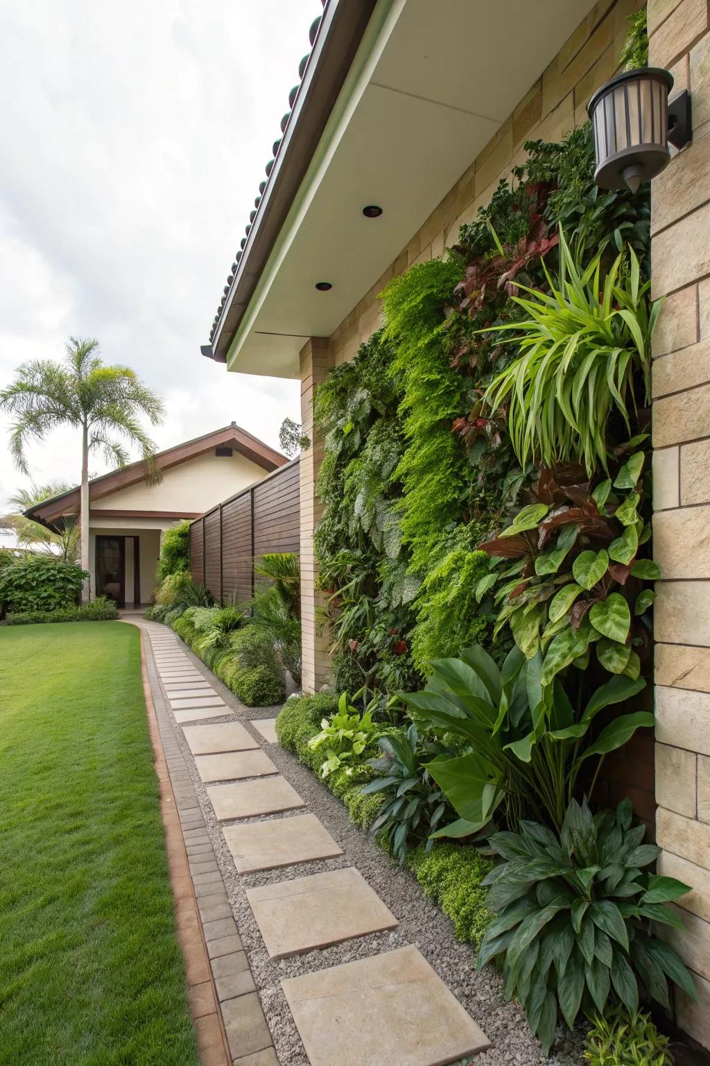 Tiered plots are innovative while conserving valuable space.