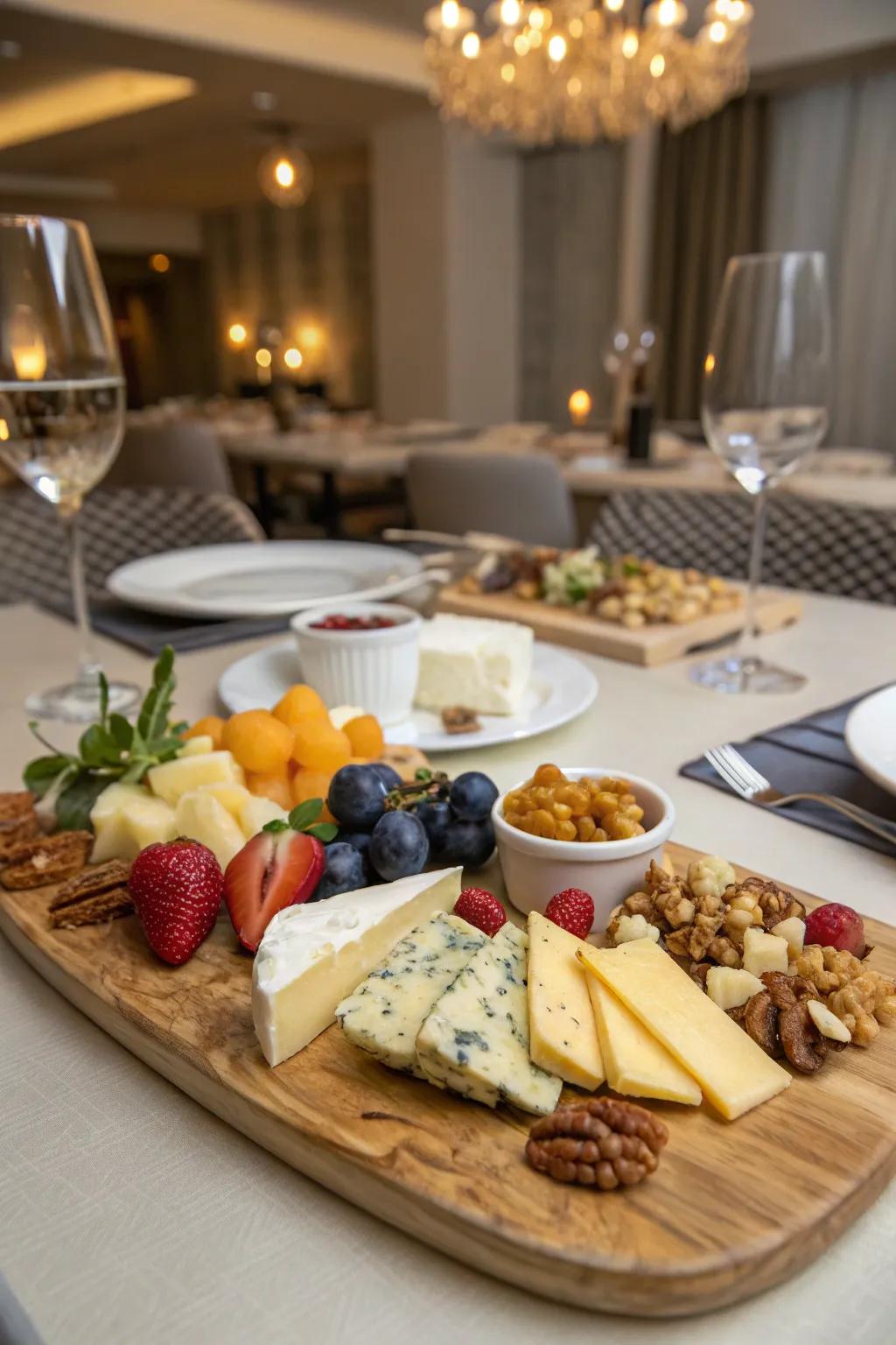 Entertain elegantly with this artisan charcuterie tray.