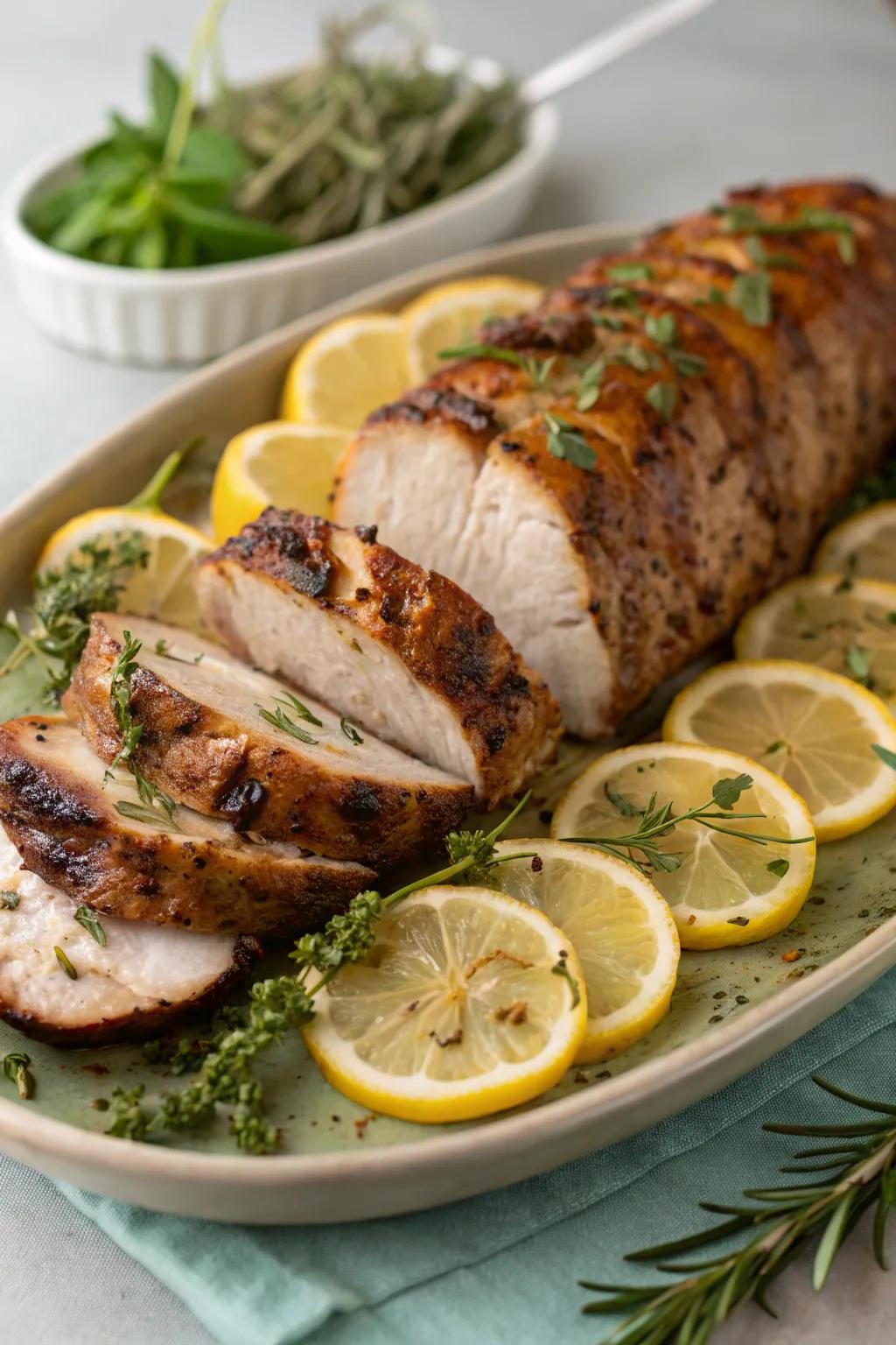Grilled pork tenderloin makes a tasty and effortless main dish.