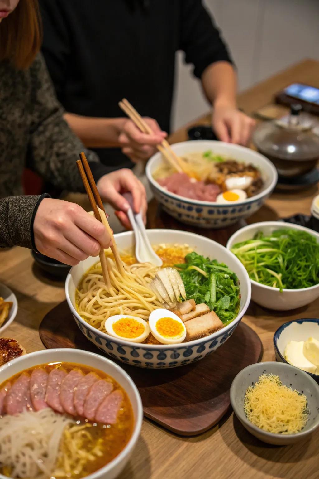 Make your own ideal bowl of ramen.