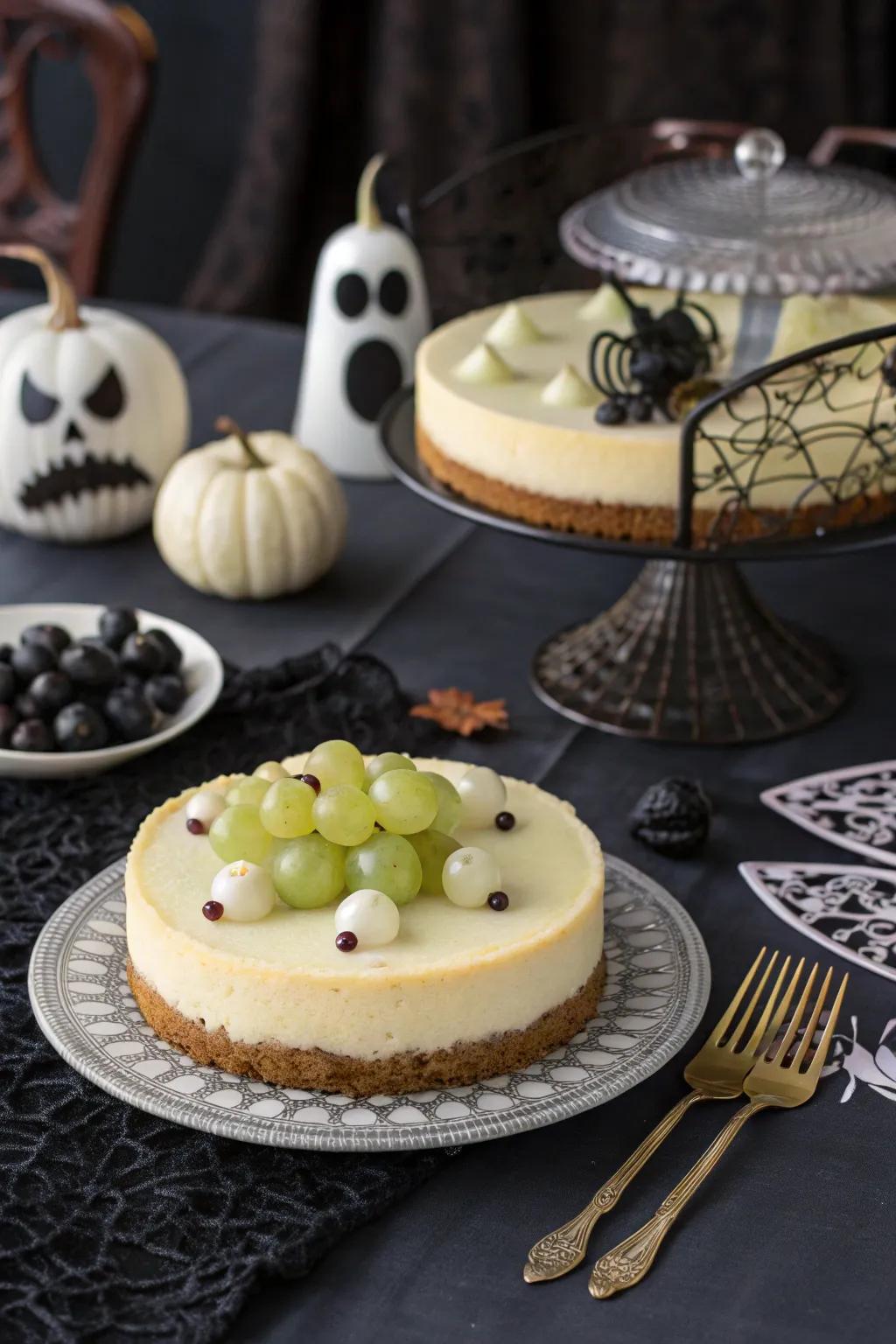 Ghastly grape bundles incorporate texture and fascination.