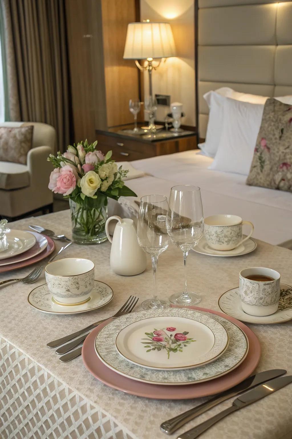 Elevate the celebration through a themed place setting.