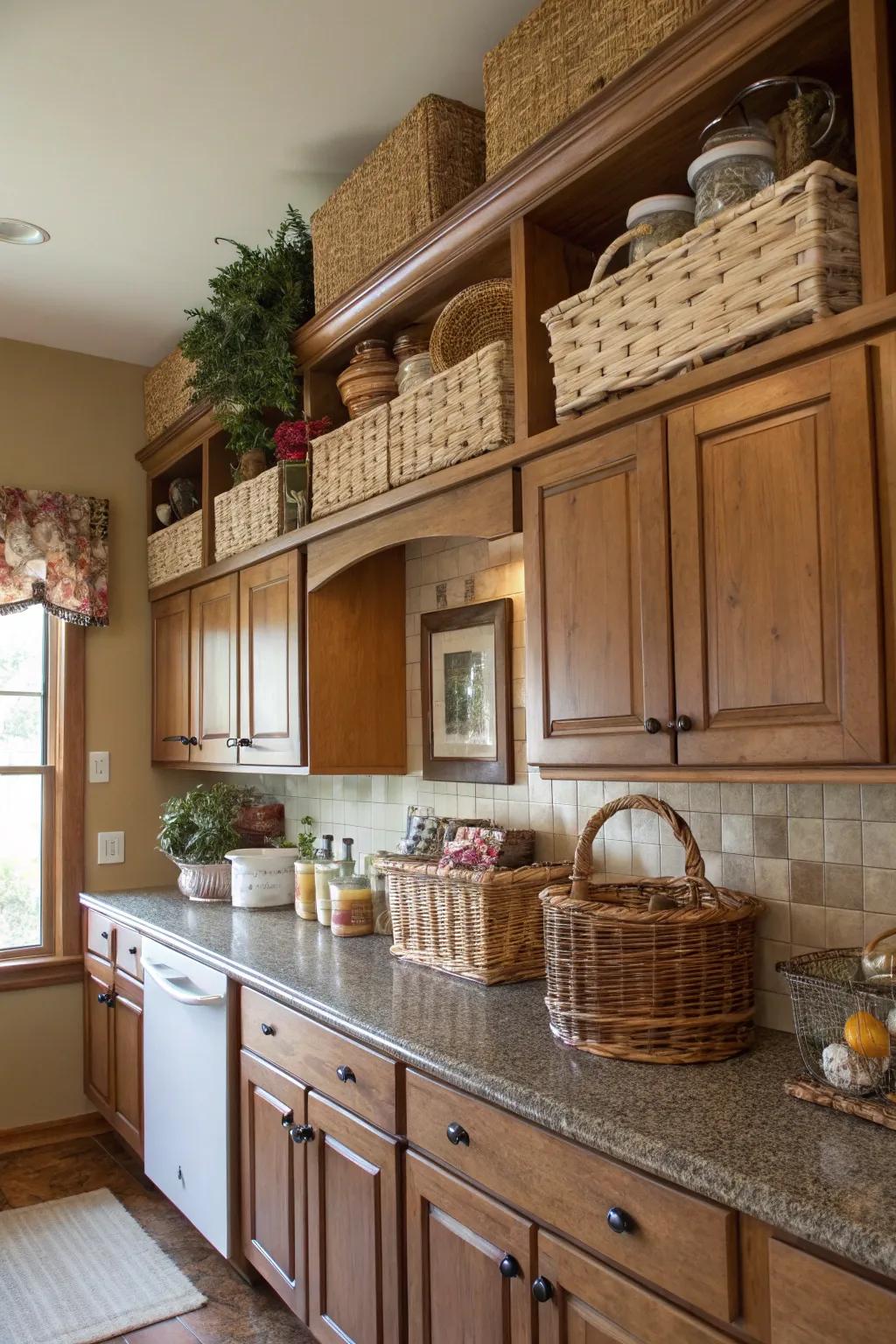 The key is utilizing every bit of storage above.