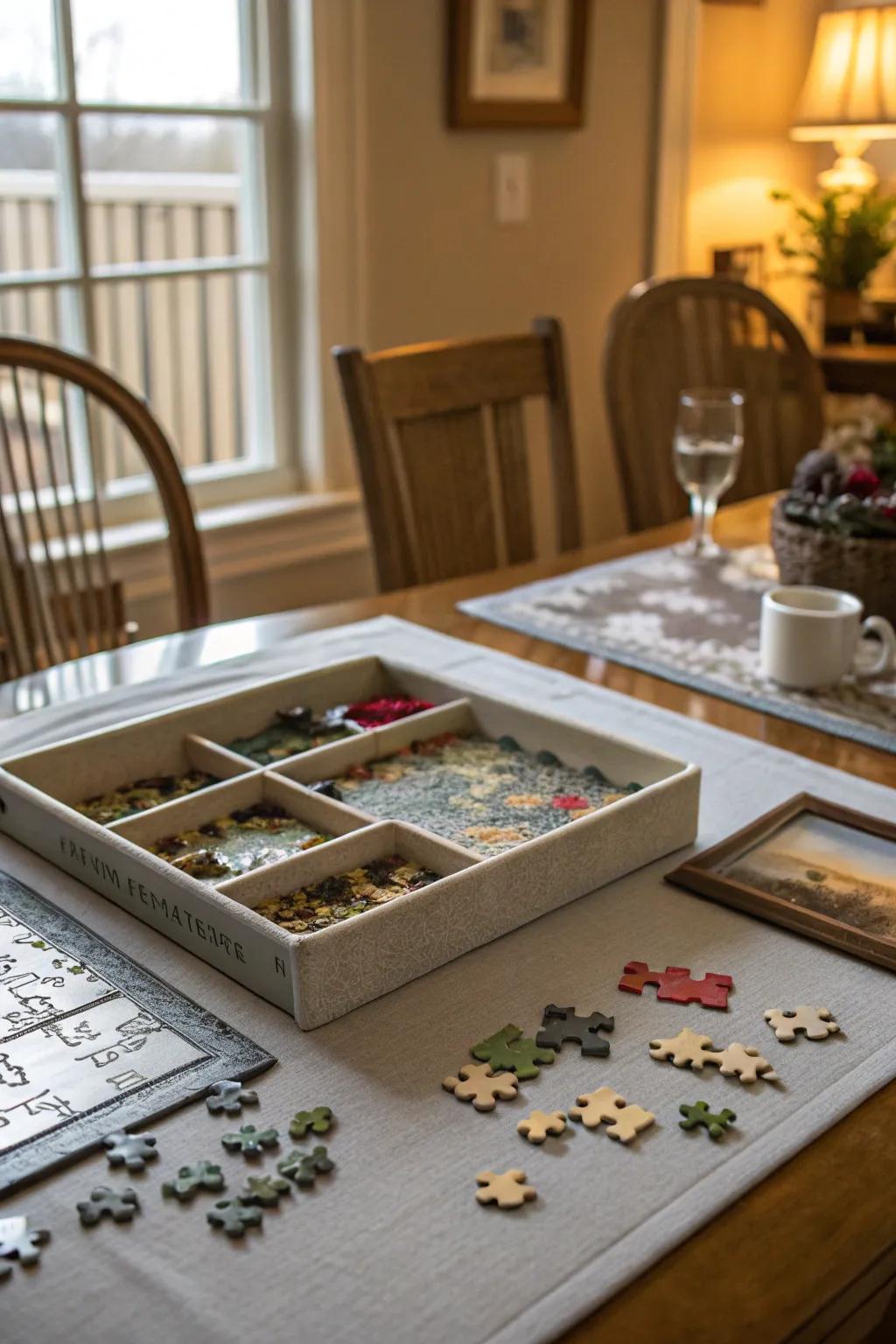 A dedicated puzzle board for enthusiastic puzzlers.