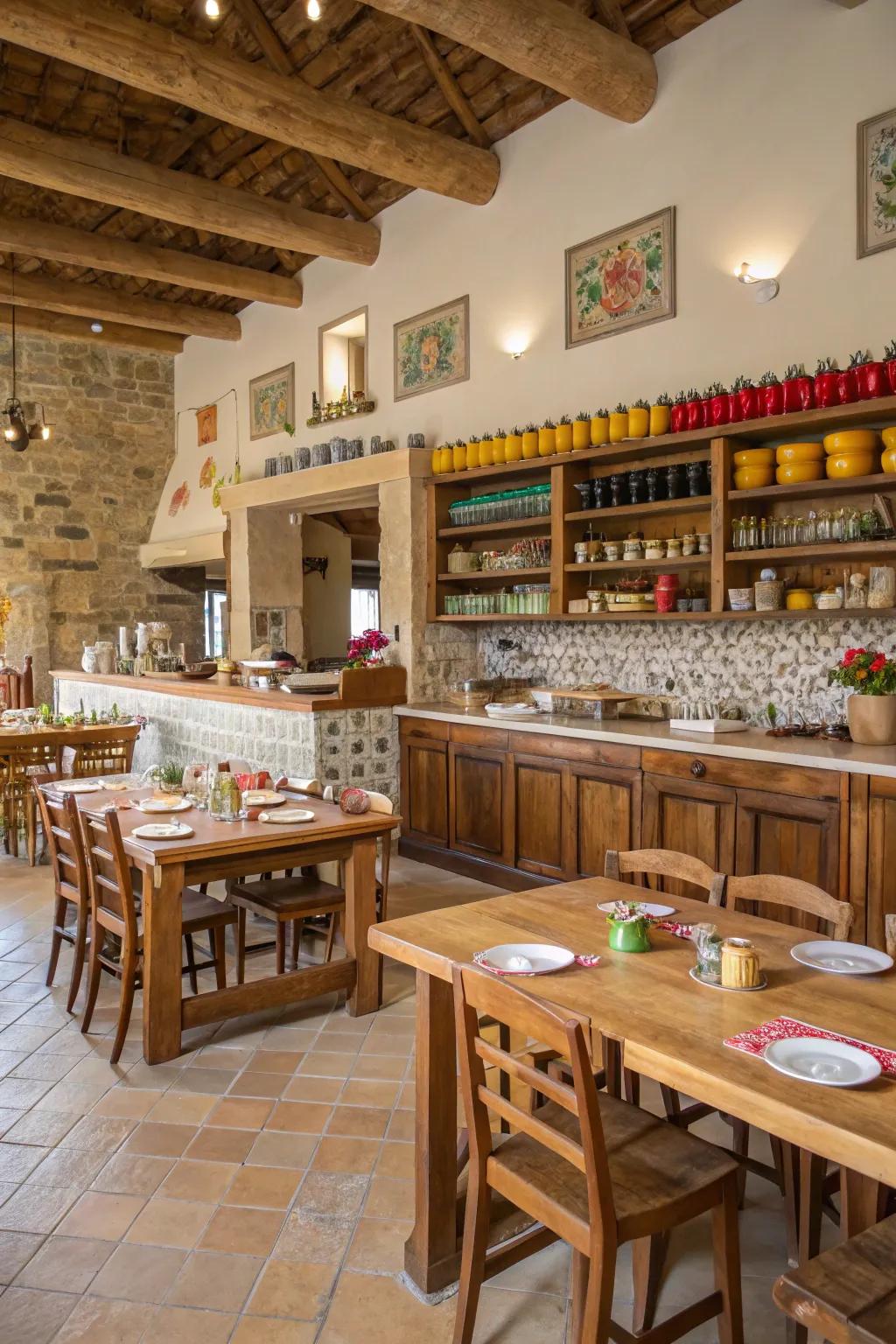 A big seating room asks for family get-togethers.