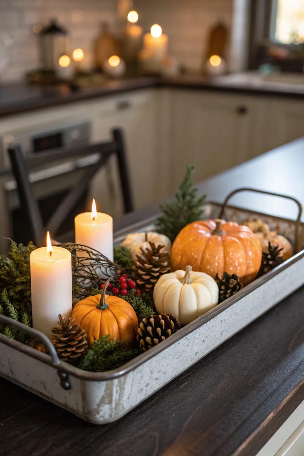 Holiday-themed decor can really liven up a kitchen.