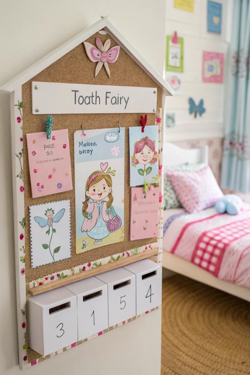 Send your tooth to the Tooth Fairy through a special letter.