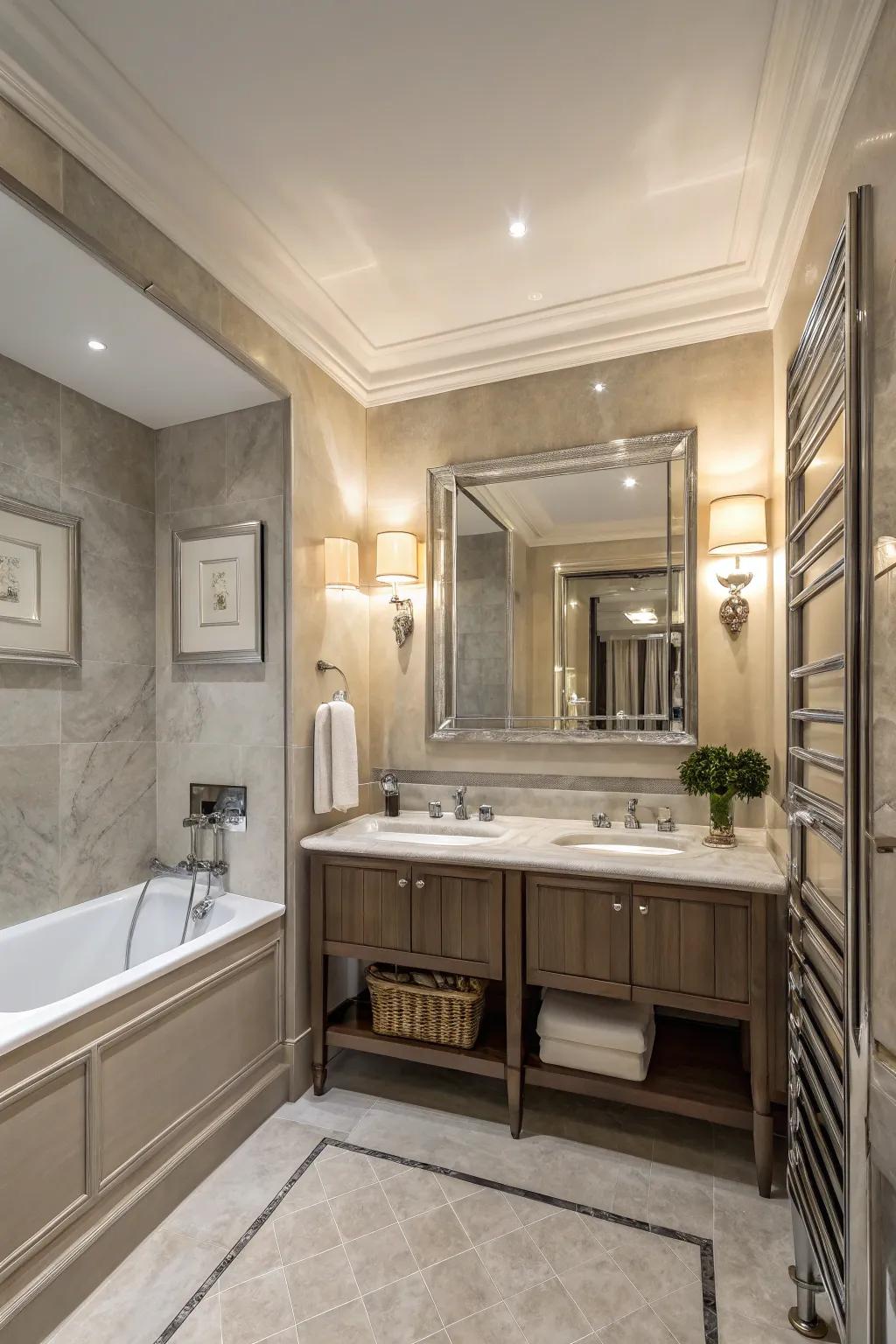 An understated color palette providing a soothing atmosphere.
