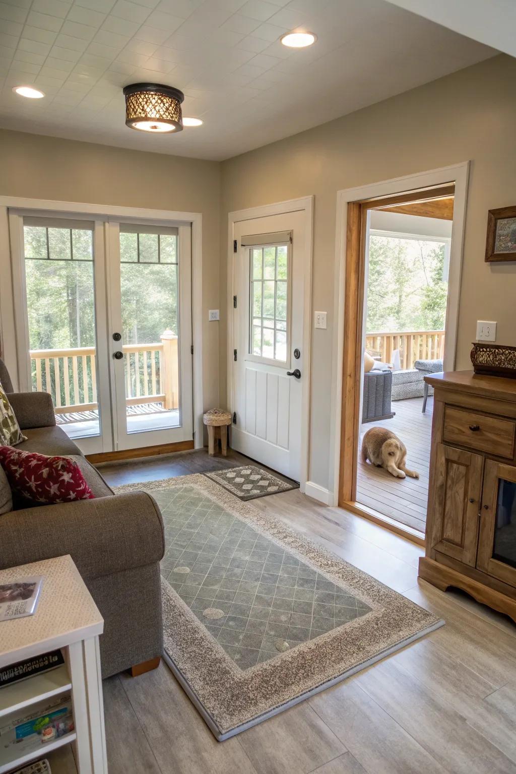 A space that welcomes both people and their pets.