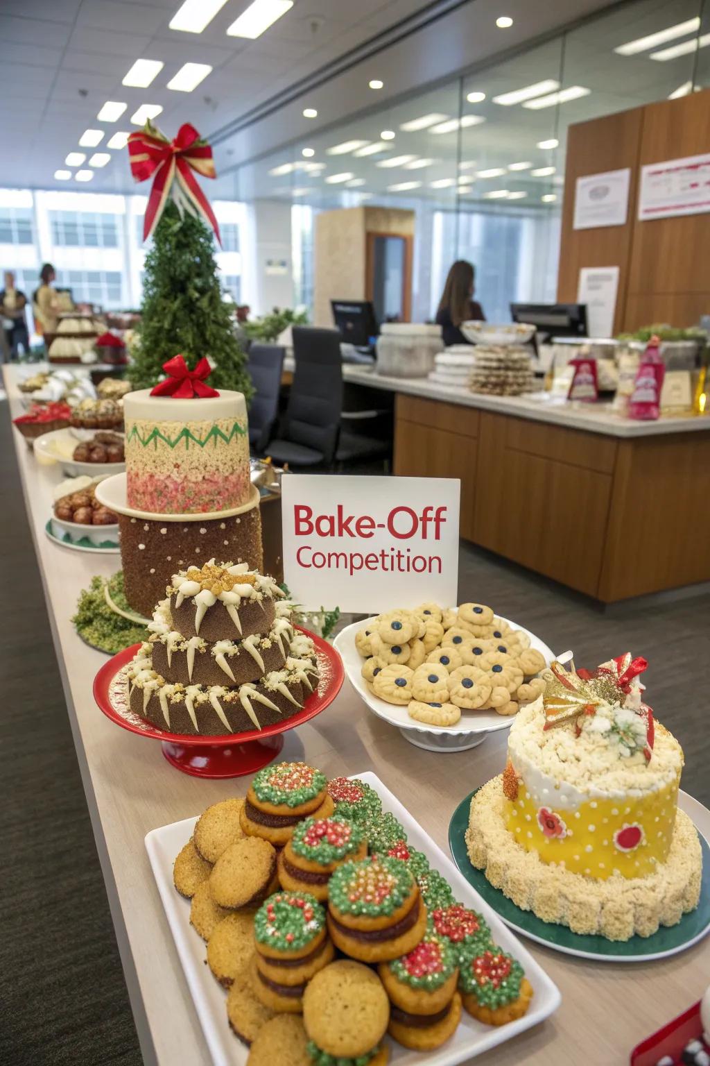 Indulge in sweet competition with a festive bake-off.