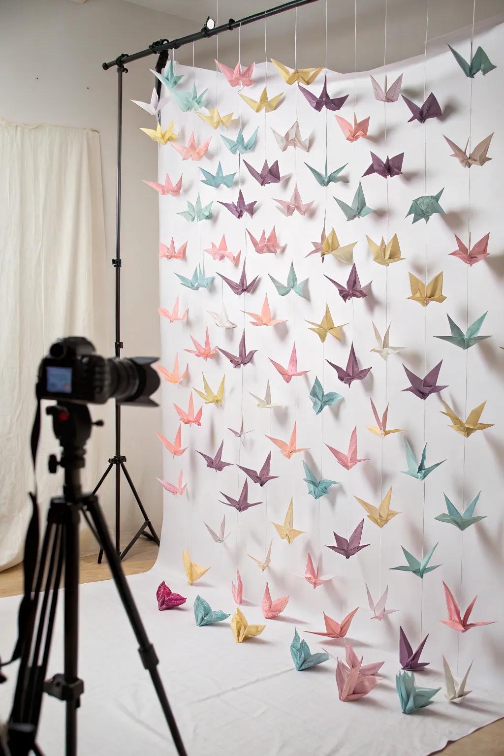 A whimsical photo backdrop for unforgettable moments.